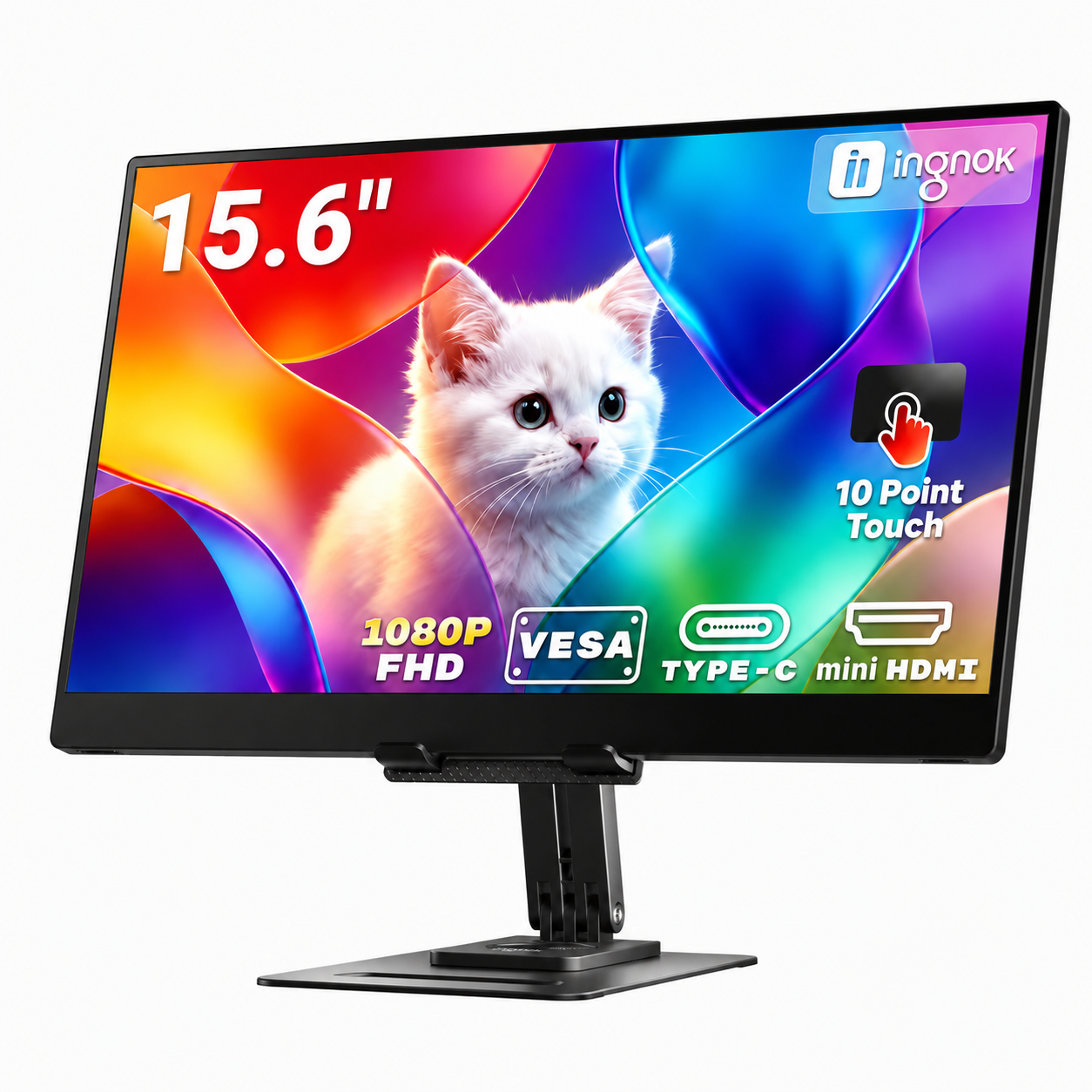 ハ*ー様 Ingnok Portable Screen Monitor モバイル INGNOK 15.6