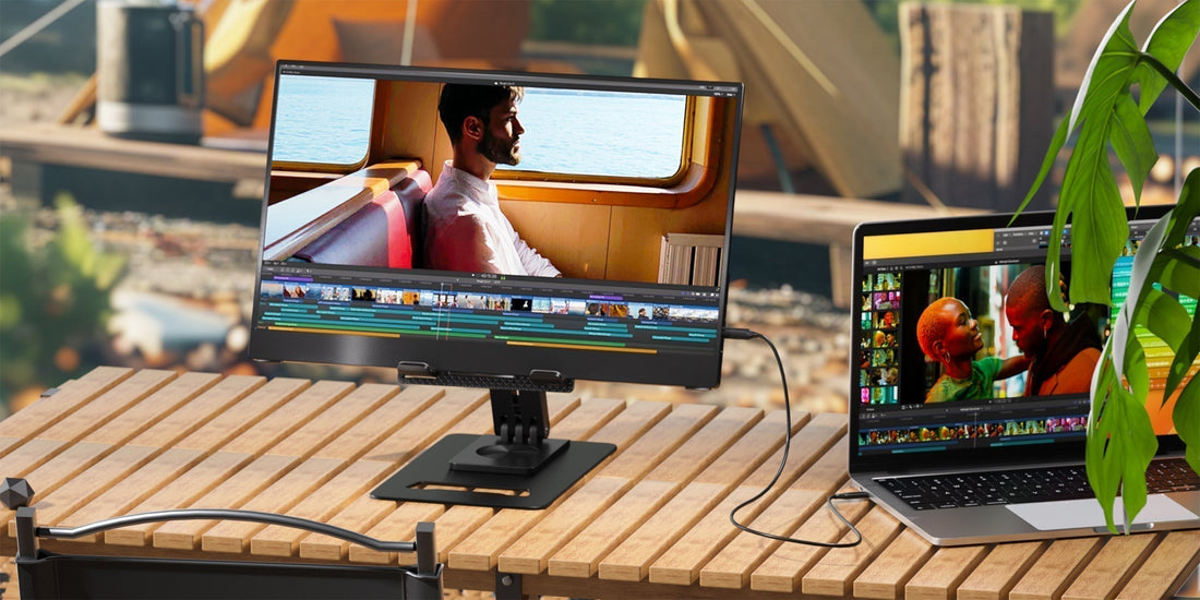 portable monitor buying guide showing screen size and port choices
