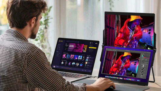 Boosting Productivity Anywhere with a Second Screen