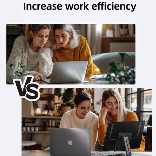 INGNOK YN02D portable monitor as a second screen for laptop work