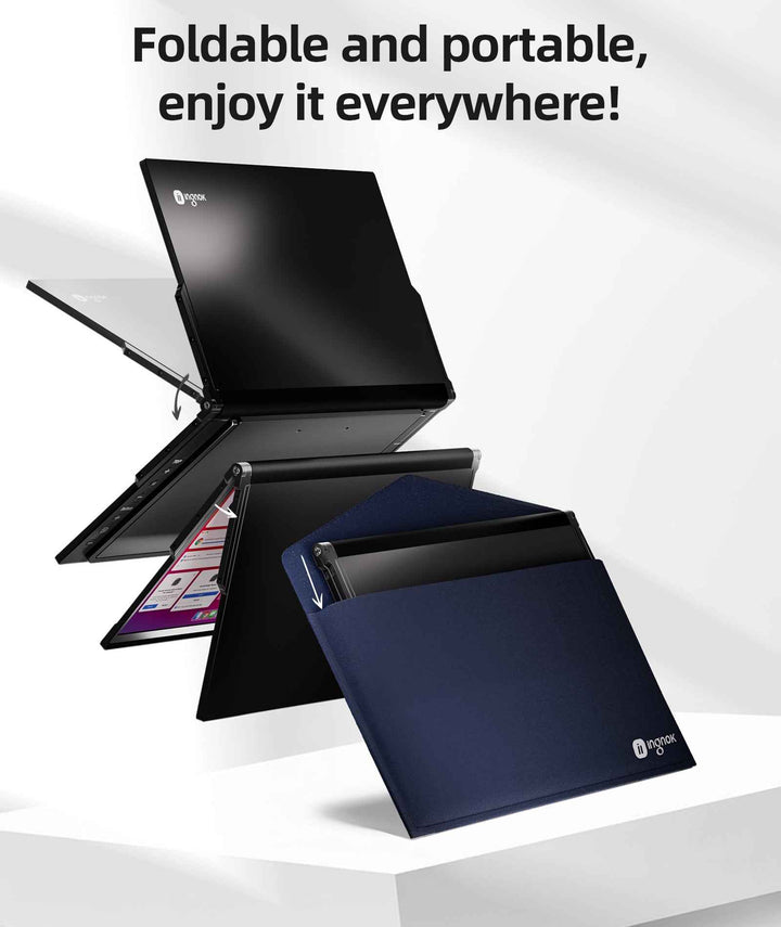 15.6" Folding Dual Computer Monitor