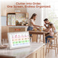 INGNOK 15.6" WiFi Digital Calendar & Family Organizer