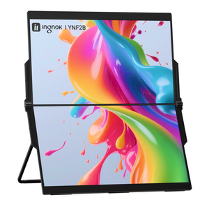 INGNOK YNF2B 15.6" FHD Dual Portable Monitor with Ultra Foldable Kickstand