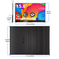 INGNOK YN02B Portable Monitor, 15.6inch FHD 1080P Travel Monitor, Ultra-Thin, USB-C Plug&Play, Built-in Speakers, Portable Screen for Laptop, Mac, Switch/PS5