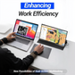 INGNOK YN02B Portable Monitor, 15.6inch FHD 1080P Travel Monitor, Ultra-Thin, USB-C Plug&Play, Built-in Speakers, Portable Screen for Laptop, Mac, Switch/PS5