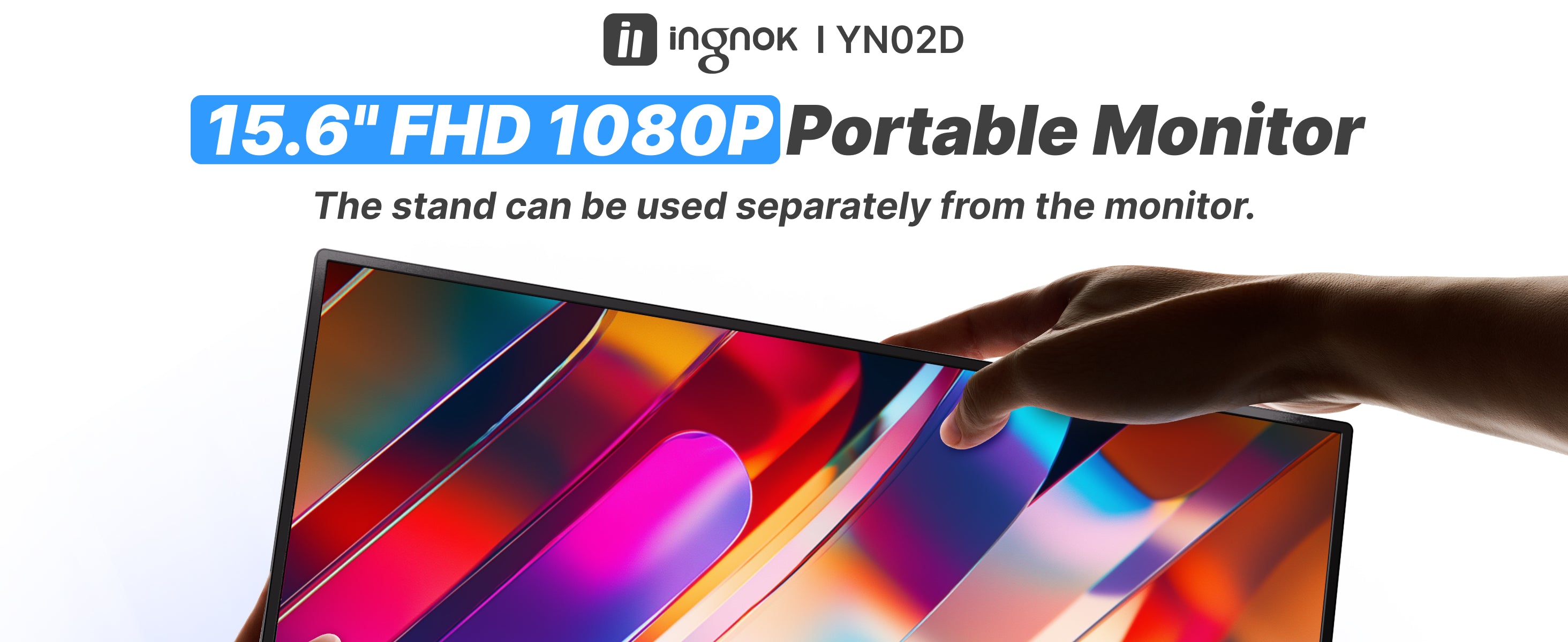 Ingnok デュアルモバイルモニター 15.6イン チFHD 折りたたみ式 Amazon.co.jp: Ingnok デュアル モバイルモニター 15.6インチ
