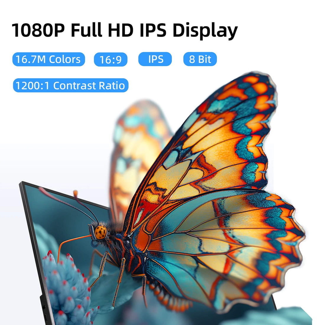 INGNOK YN02D 1080P IPS portable monitor display