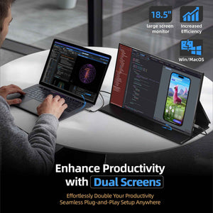 INGNOK YN05B 18.5 inch portable monitor large screen product view